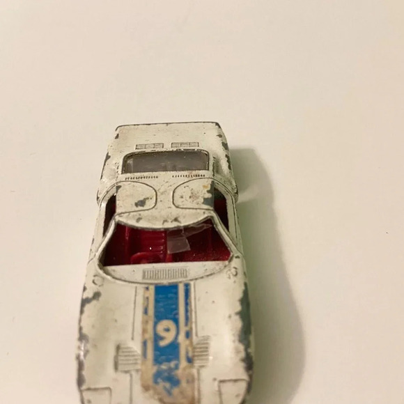 Vintage Boat Toy Hong Kong and Matchbox Series No 41 Ford GT  Toy Car As Is - Picture 11 of 12